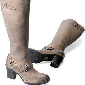BORN Natasha Riding Boot Taupe/Barnwood